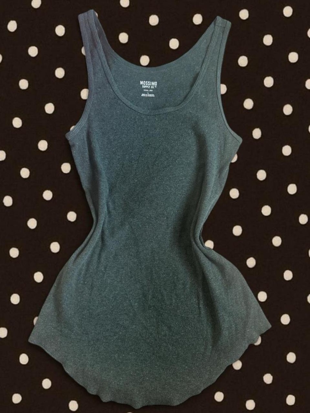 Mossimo Supply Co. Scoop Neck Tank Top in Teal Green